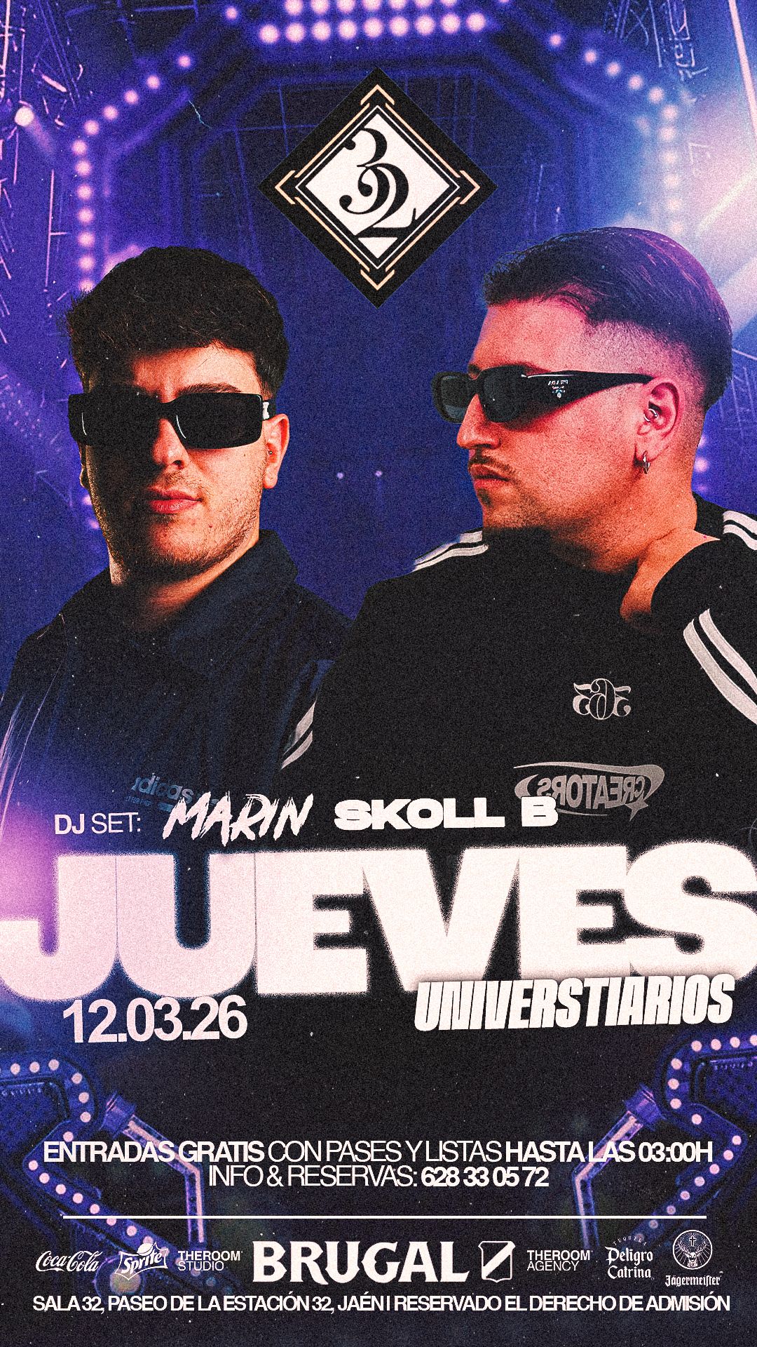 Jueves Universitarios @ La 32