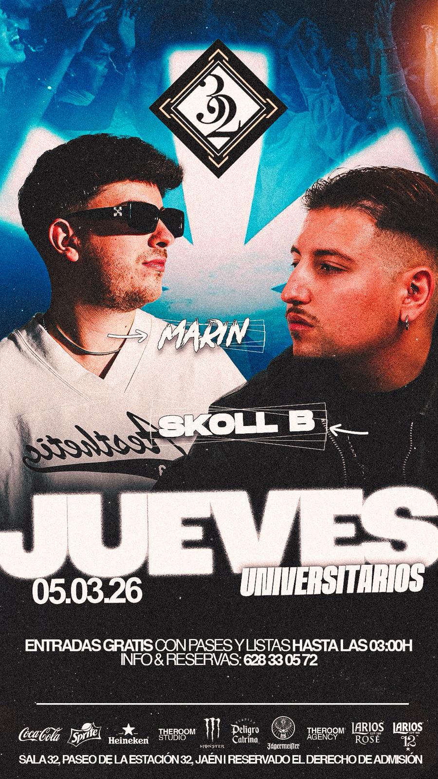 Jueves Universitarios @ La 32