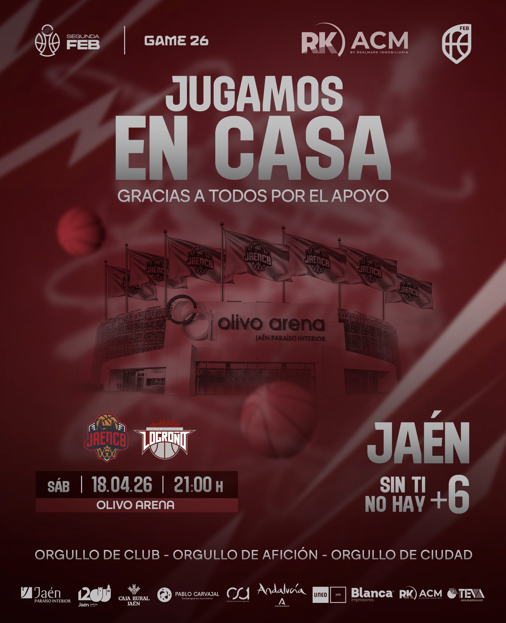 Tarde de baloncesto con el Jaén CB! 🏀